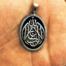 Takılingo La Galibe Illallah Allah’tan Başka Galip Yoktur Yazılı 925 Ayar Gümüş Kolye Ucu