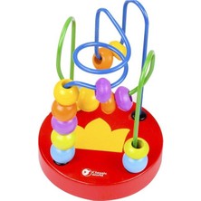 Mobgift Mama Sandalyesi Ahşap El Becerisi Oyuncağı (Renkli)