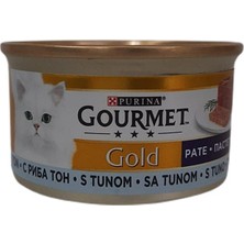 Purina Gourmet Gold Kıyılmış Zengin Ton Balıklı Yetişkin Kedi Maması 85 gr