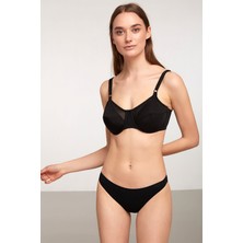 Kom Nelly Balenli Toparlayıcı Sutyen Siyah