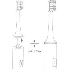Mijia T100 Elektrikli Diş Fırçasıiçin 3 Adet Diş Fırçası Başlığı (Yurt Dışından)