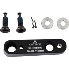 SHIMANO SM-MA-R160 Flat Mount 160mm Bisiklet Disk Fren Arka Kaliper Adaptörü 160mm