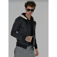 Eliesar Elite  Slim Fit Kapüşonlu Erkek Mont