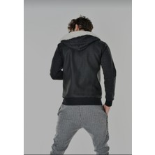 Eliesar Elite  Slim Fit Kapüşonlu Erkek Mont