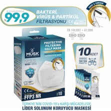 Musk Ffp3 Maske N99 10'lu