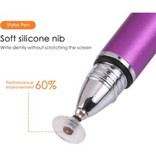 Kaneed Silikon Disk Nib Stylus Kalem Mor (Yurt Dışından)