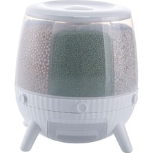 Dolity 6kg Kuru Gıda Saklama Kutusu - Beyaz (Yurt Dışından)