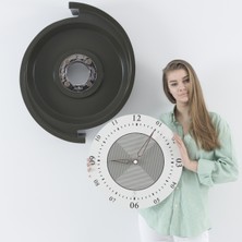 Verde Tasarım Pera 70 cm Analog Fiberglass Dekoratif Duvar Saati