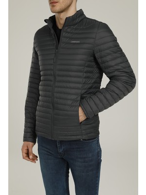 Lumberjack SN21 Perry Down Jacket 1p Antrasit Erkek Mont