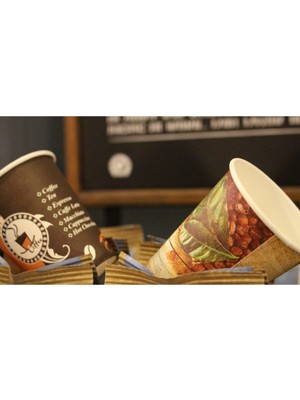 Aygün Cup 4 Oz Karton Bardak 100 ml - 300'LÜ / Kaliteli Otomat Bardağı ( Karışık ) 15328004