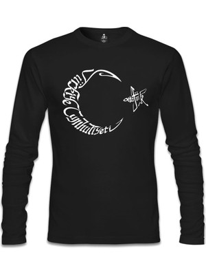 Tc Atatürk Siyah Erkek Sweatshirt