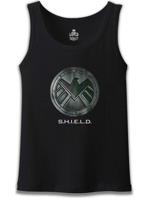 T-Shirt S.h.ı.e.l.d Siyah Erkek Atlet