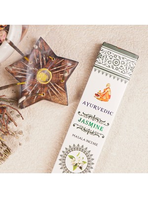 Ayurvedic Incense Ayurvedic Yasemin Aromalı Masala Çubuk Tütsü