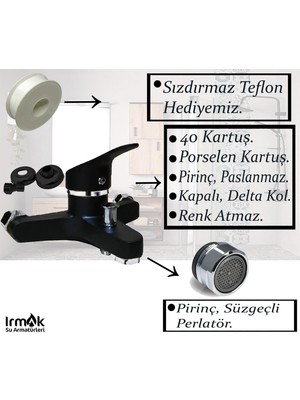 Tesitay Mutfak Bataryası Lavabo Bataryası Banyo Duş Muslukları Robot Duş Aksesuar Seti Armatür