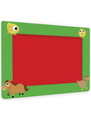 Woody Life Çiftlik Çocuk Odası Anaokulu Kreş Pano (135X100CM)