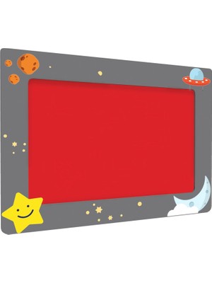 Woody Life Uzay Pano (135X100 Cm) Anaokulu Kreş Çocuk Odası Eğitim Meteryali