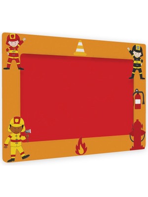 Woody Life Meslekler Pano (135X100 Cm) Eğitici Anaokulu Kreş Çocuk Odası Eğitim Meteryali