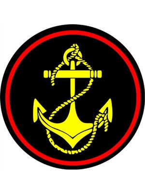 Tsc Deniz Denizci Renkli Araba Sticker Etiket Oto Yapıştırma