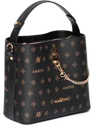 Armine 222 Baskılı Çapraz Omuz Askılı Kadın Çanta