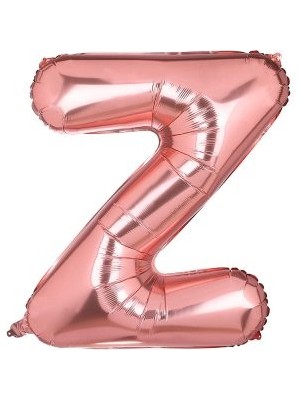 Eğlence Marketi 34'' 80 cm Rose Gold Bronze Folyo Harf Balon Z