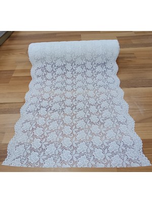 Style Pvc Dantel Kaymaz Raf-Dolap-Çekmeçe Örtüsü / Eni : 50 cm x 5 M