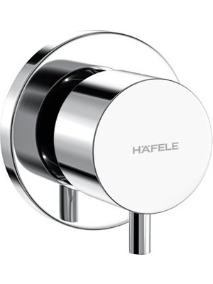 Hafele Ankastre Stop Valf, Krom, Ø50 mm
