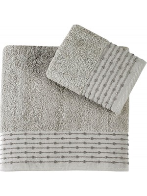 Pupilla Collection Lona 2'li Banyo Havlu Seti (50*90+70*140)