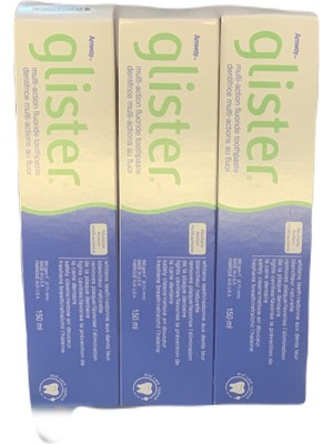 Amway Glister Diş Macunu 150 ml 3'lü Avantajlı Paket Görseldeki Ürünler Gönderilmektedir