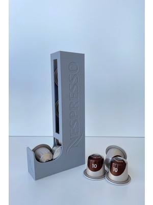 Kahve Kapsül Tutucu (Nespresso Uyumlu) - Gri