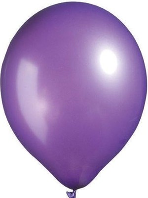 Benim Marifetlerim Metalik Mor Balon 12 Inch 25 Adet