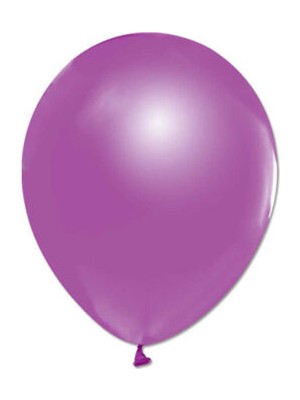 Benim Marifetlerim Metalik Lila Balon 12 Inch 25 Adet