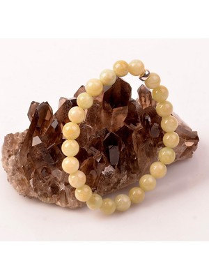 Taş Sandığı Heliador Taşı Bileklik - 8 mm