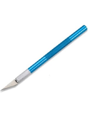 PeriStore Metal Ahşap Oyma Onarım El Aleti Hobi-Mavi+10 adet Yedek (11 Numara)
