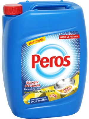 Peros 4 Kg Sıvı Bulaşık Klasik Limon