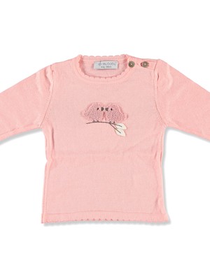 For My Baby Pink Birds Bluz-Etek