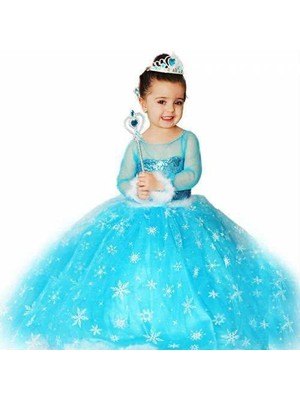 Moda Sitesi Duhateks Frozen Elsa Kostüm