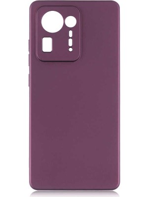 Tekno Grup Xiaomi Mi Mix 4 Kılıf Kamera Korumalı Mat Premium Silikon Kılıf Mürdüm + Nano Ekran Koruyucu Mürdüm