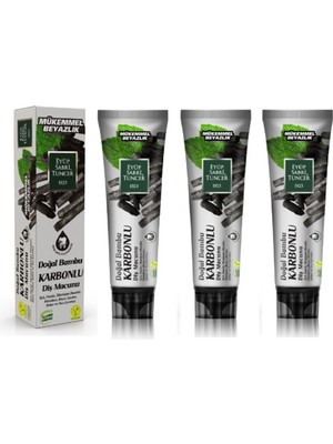 Eyüp Sabri Tuncer Doğal Bambu Aktif Karbonlu Diş Macunu 75  ml x 3