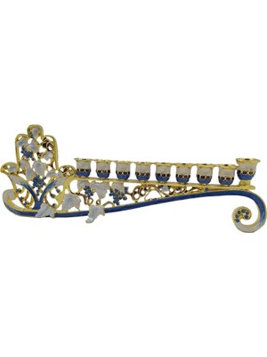 Dolity Vintage Chanukah Menorah Candelabra Dinler Mumluk Parti Süsleme (Yurt Dışından)