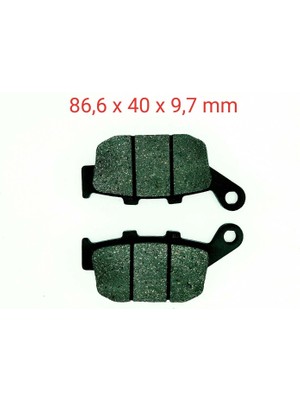 Mondial Arka Fren Disk Balatası FA496 Orj Rx3 Evo (2016-....) - Vultre 125 I Kd 125 F