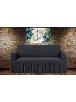 Elgeyar Jakarli Koltuk, Kanepe,çekyat Örtüsü,likrali,lastikli,standart 3kişilik