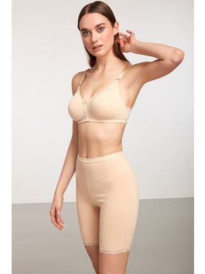 Kom Carol Pamuklu Balensiz Sutyen Ten