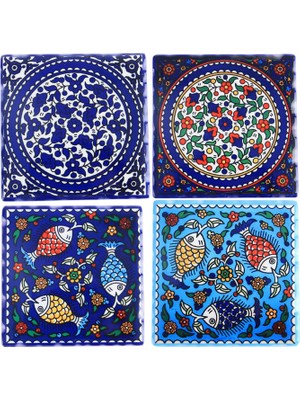 B Baosity Kupası Mat Placemats Koruma Masa Boyama Desen Sanat Mat Mutfak Kase Için (Yurt Dışından)