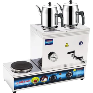 40 Lık Elektrikli 30 Litre 2 Demlikli Çay Kazanı Hediyeli