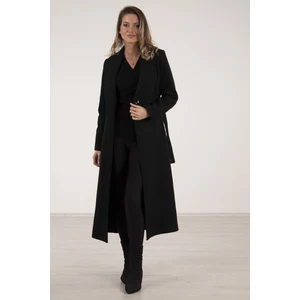 Siyah Astarlı Kaşe Kaban 0108069.01