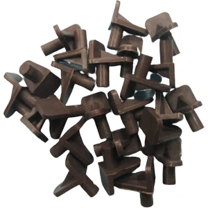 Plastik 5mm Raf Pimi Kahve (100 Adet)
