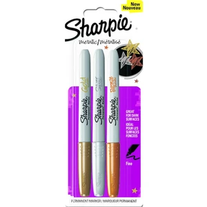 Metalik Permanent Marker 3 Renk