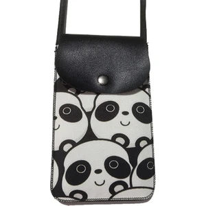 Kadın Çapraz Desenli Omuz Askılı Telefon Çantası Kılıfı