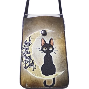 Kadın Çapraz Desenli Omuz Askılı Telefon Çantası Kılıfı