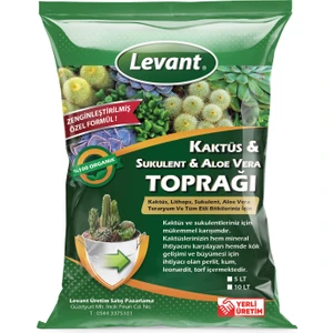 Özel Karışım Kaktüs ve Sukulent Toprağı 10 Lt